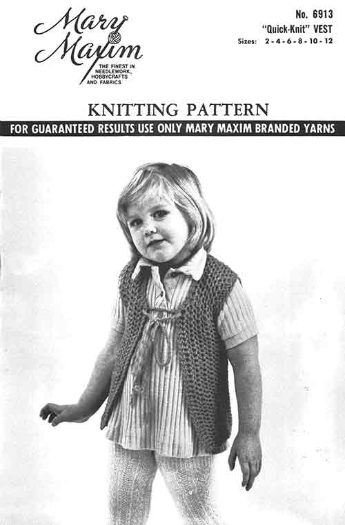 Quick-Knit Vest Pattern - Image 2