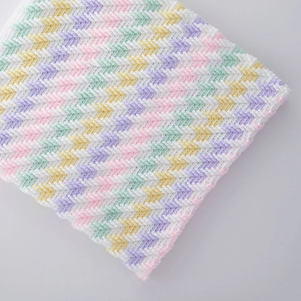 Rainbow Drop Stitch Blanket - Image 2