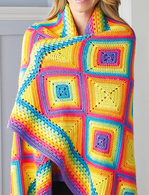 Rainbow of Color Blanket Pattern - Image 2