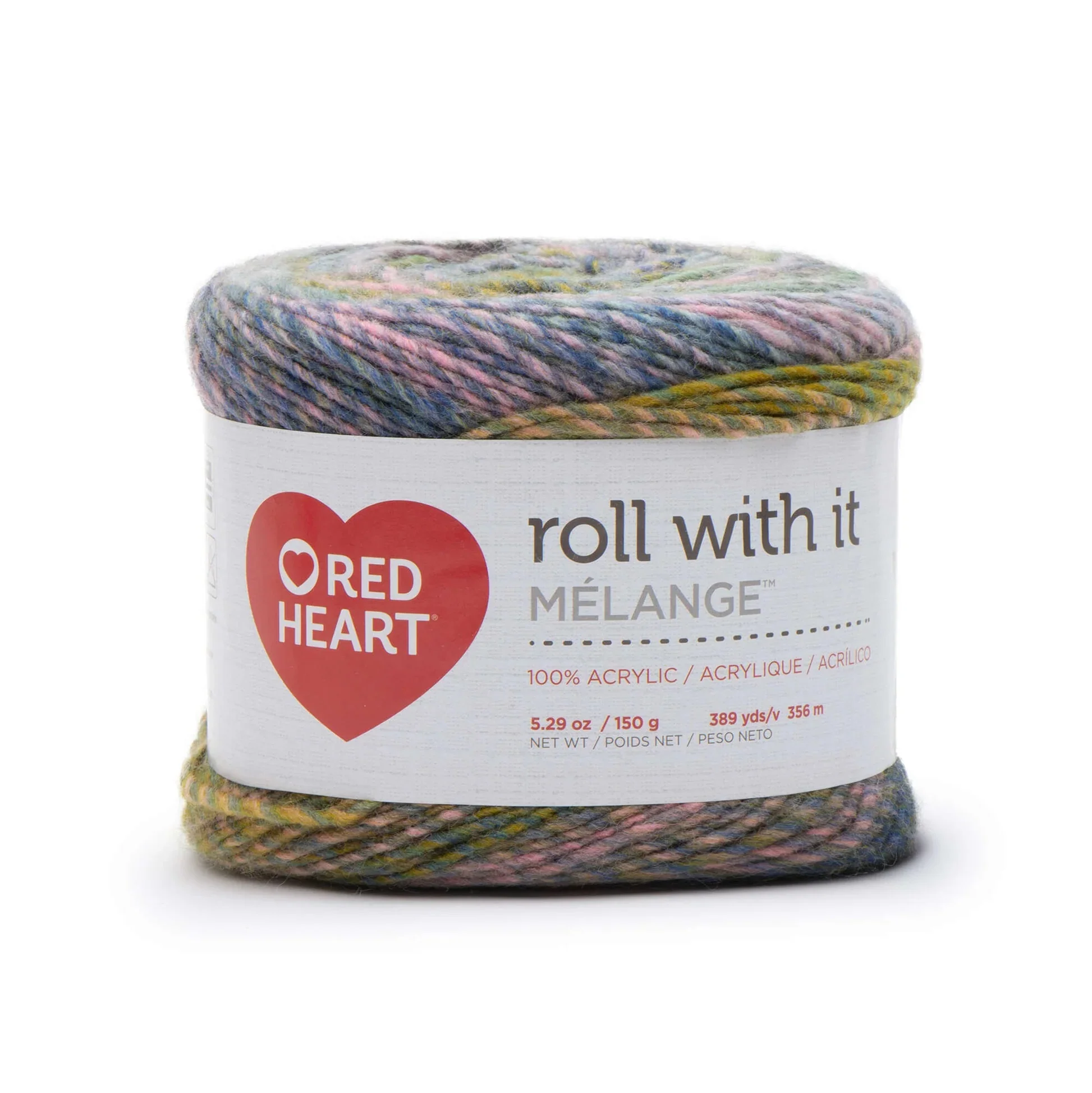 Red Heart Roll With It Melange Yarn - Image 11