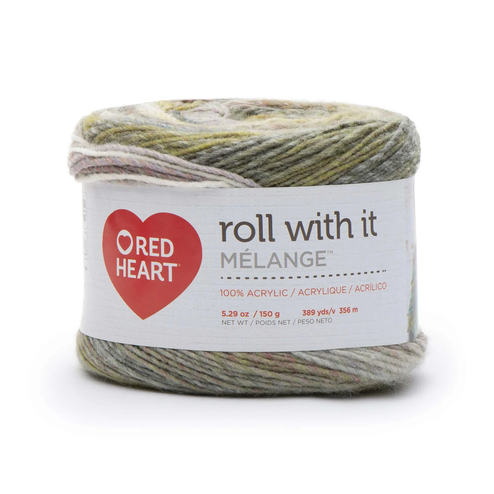 Red Heart Roll With It Melange Yarn - Image 15