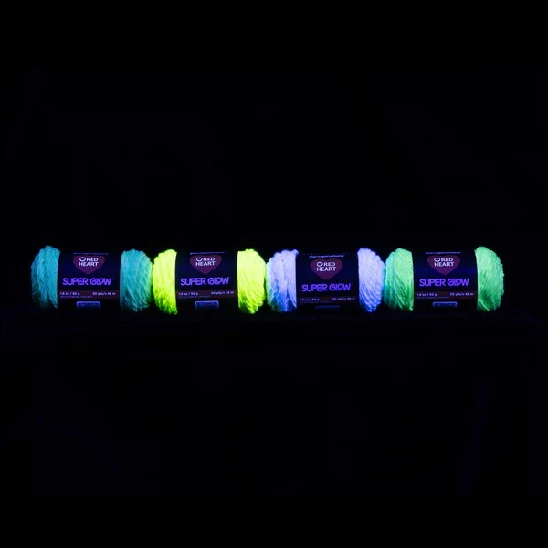 Red Heart Super Glow Yarn - Image 9
