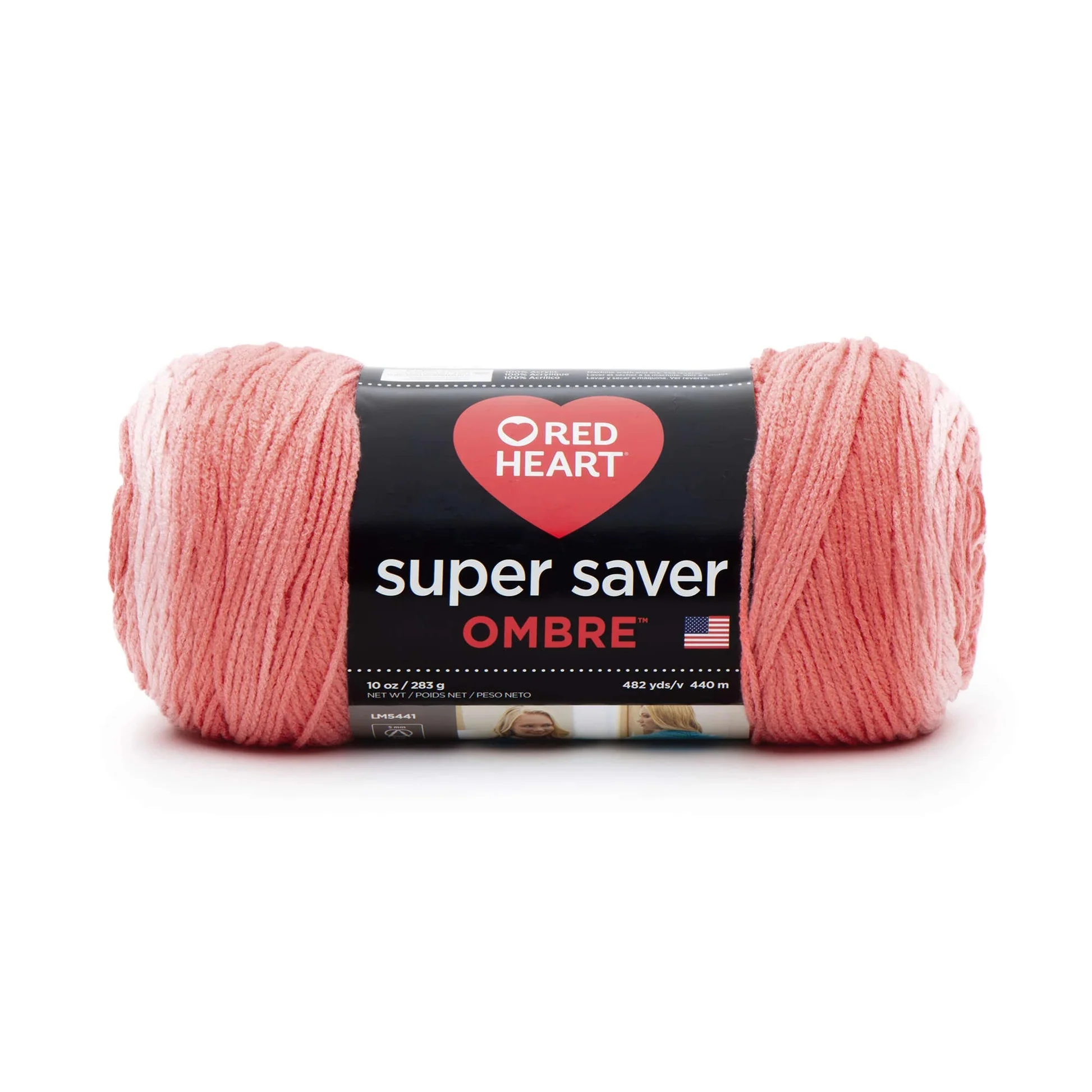 Red Heart Super Saver Ombre Yarn - Image 3