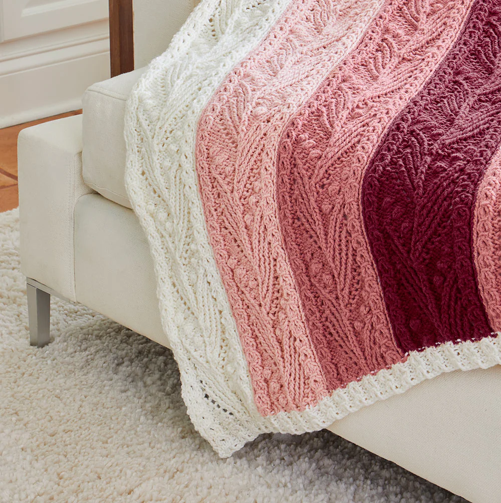 Ribbed Leaves Throw - Image 2