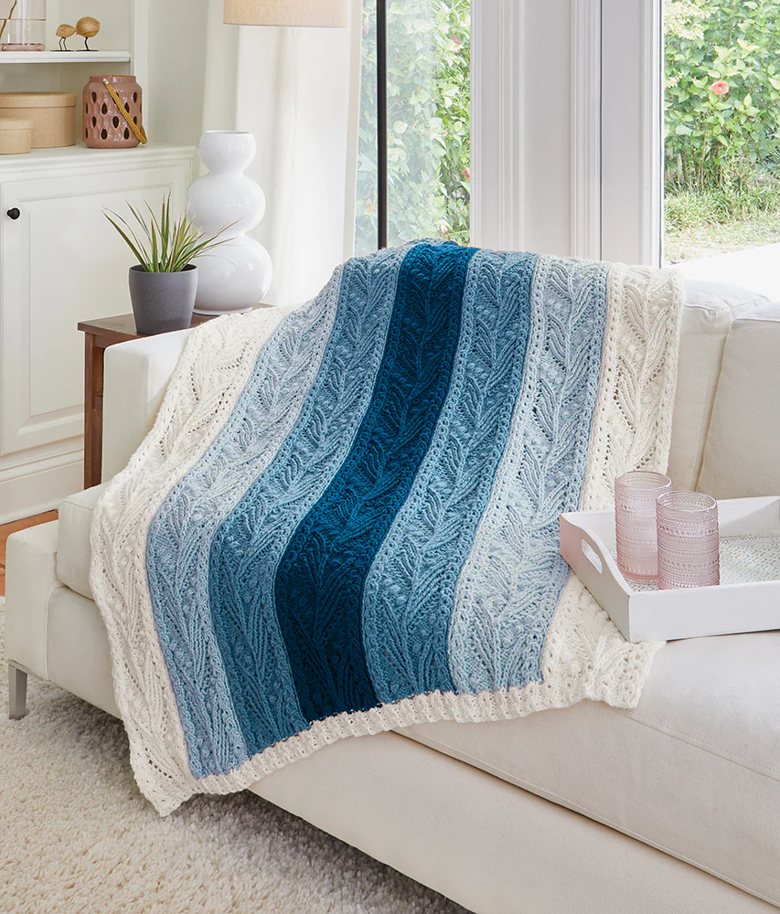 Ribbed Leaves Throw - Image 6