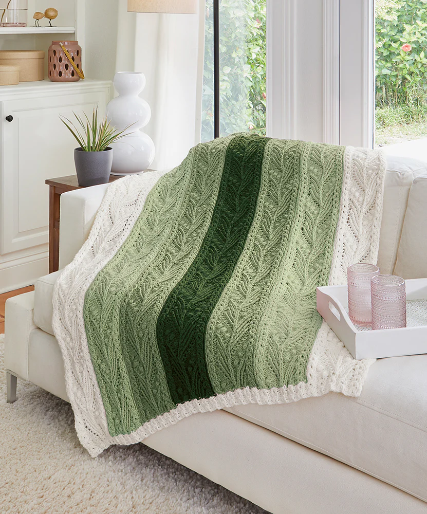 Ribbed Leaves Throw - Image 8