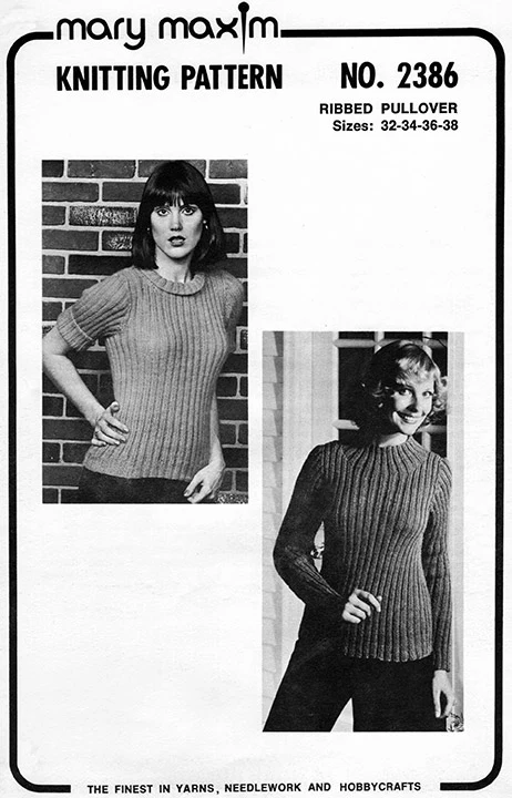 Ribbed Pullover Pattern - Image 2