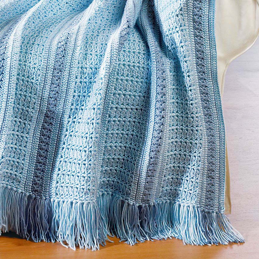 Ribbons and Lace Throw Pattern - Image 2