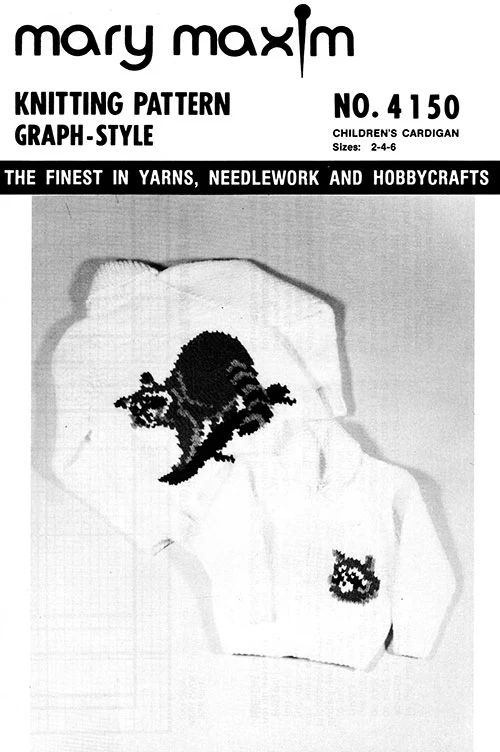 Child's Ricky Raccoon Cardigan Pattern - Image 4