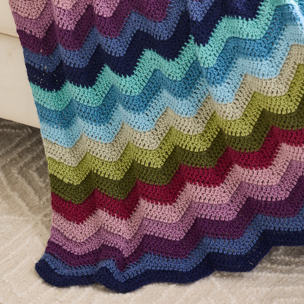 Ripple of Many Colours Throw - Image 2