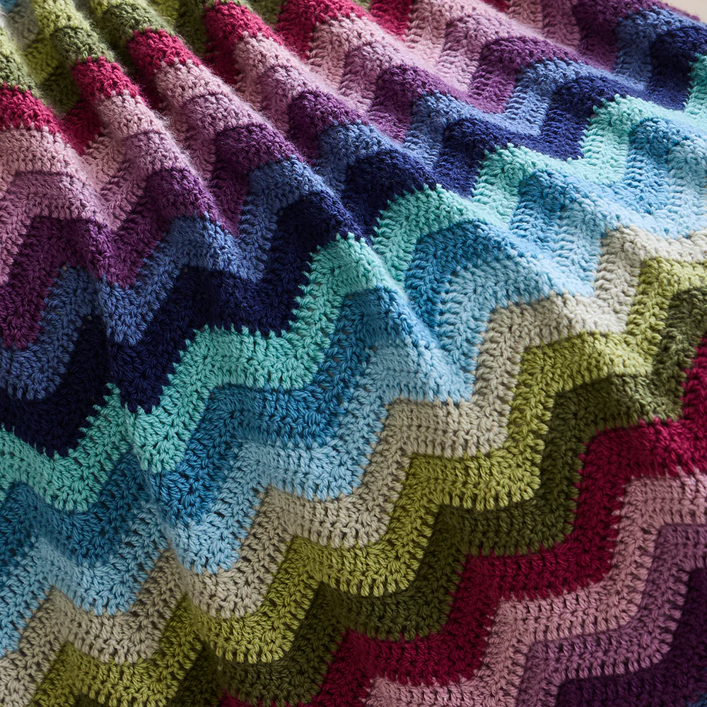 Ripple of Many Colours Throw - Image 3