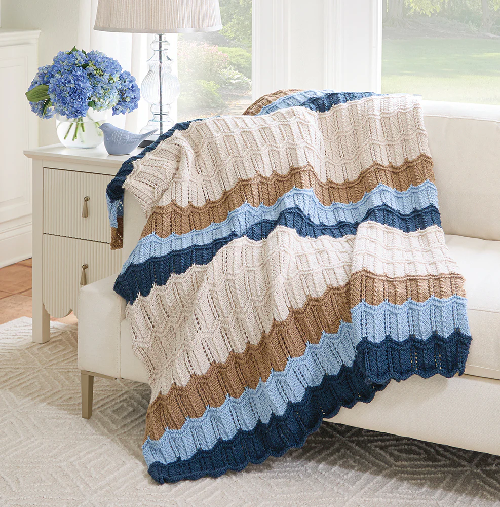 Rippled Tranquility Blanket - Image 2