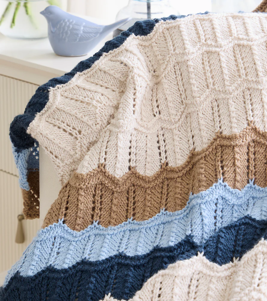Rippled Tranquility Blanket - Image 3