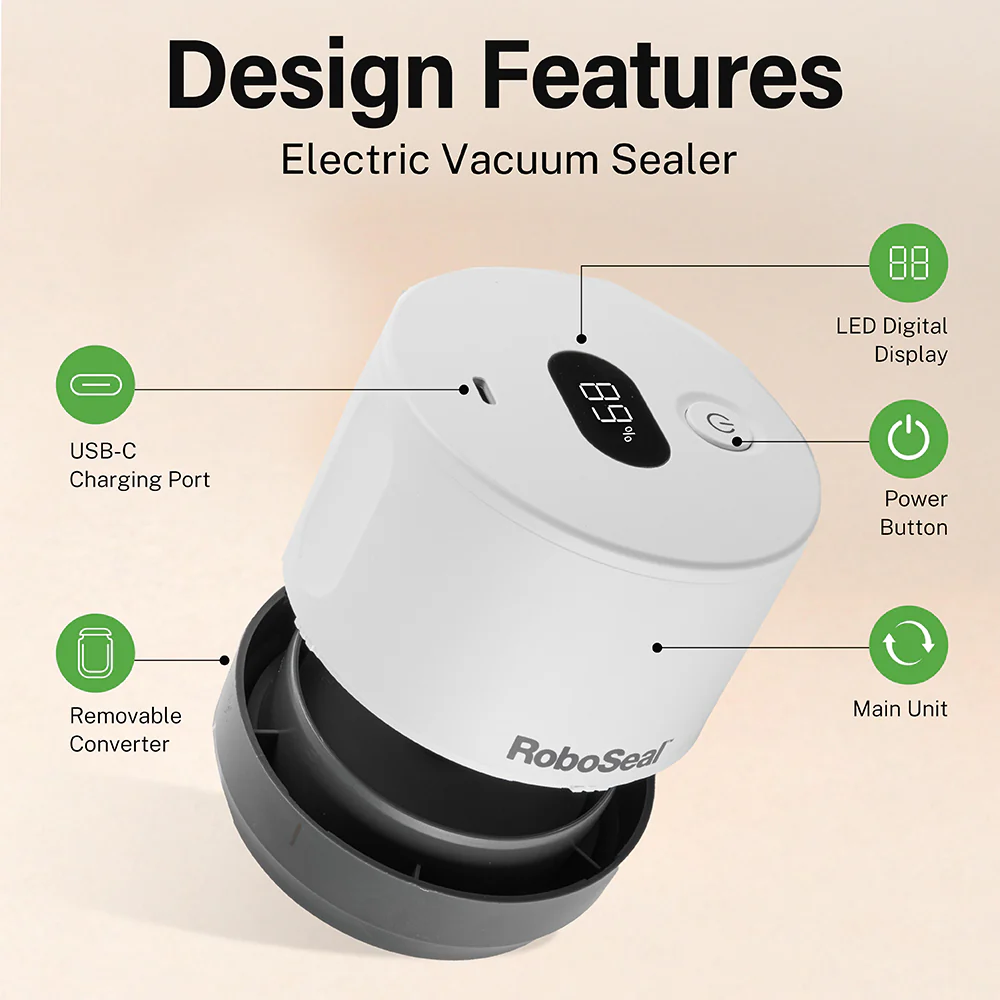 RoboSeal Jar Vacuum Sealer - Image 4