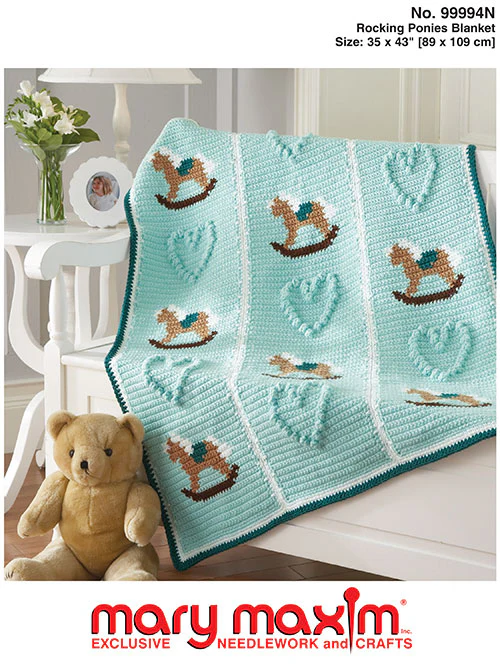 Rocking Ponies Blanket Pattern - Image 2