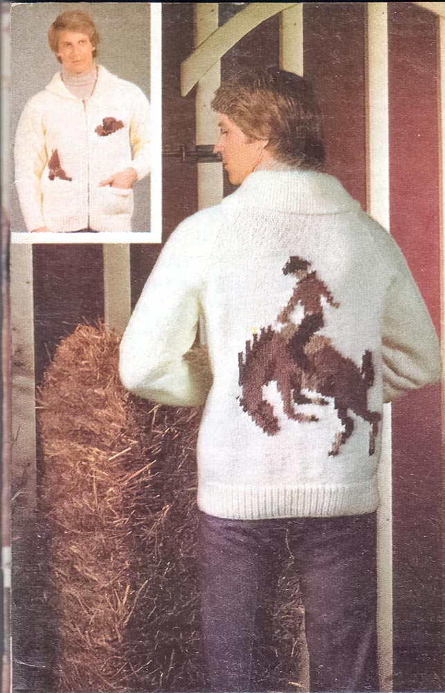 Rodeo Men's Cardigan Pattern - Image 2