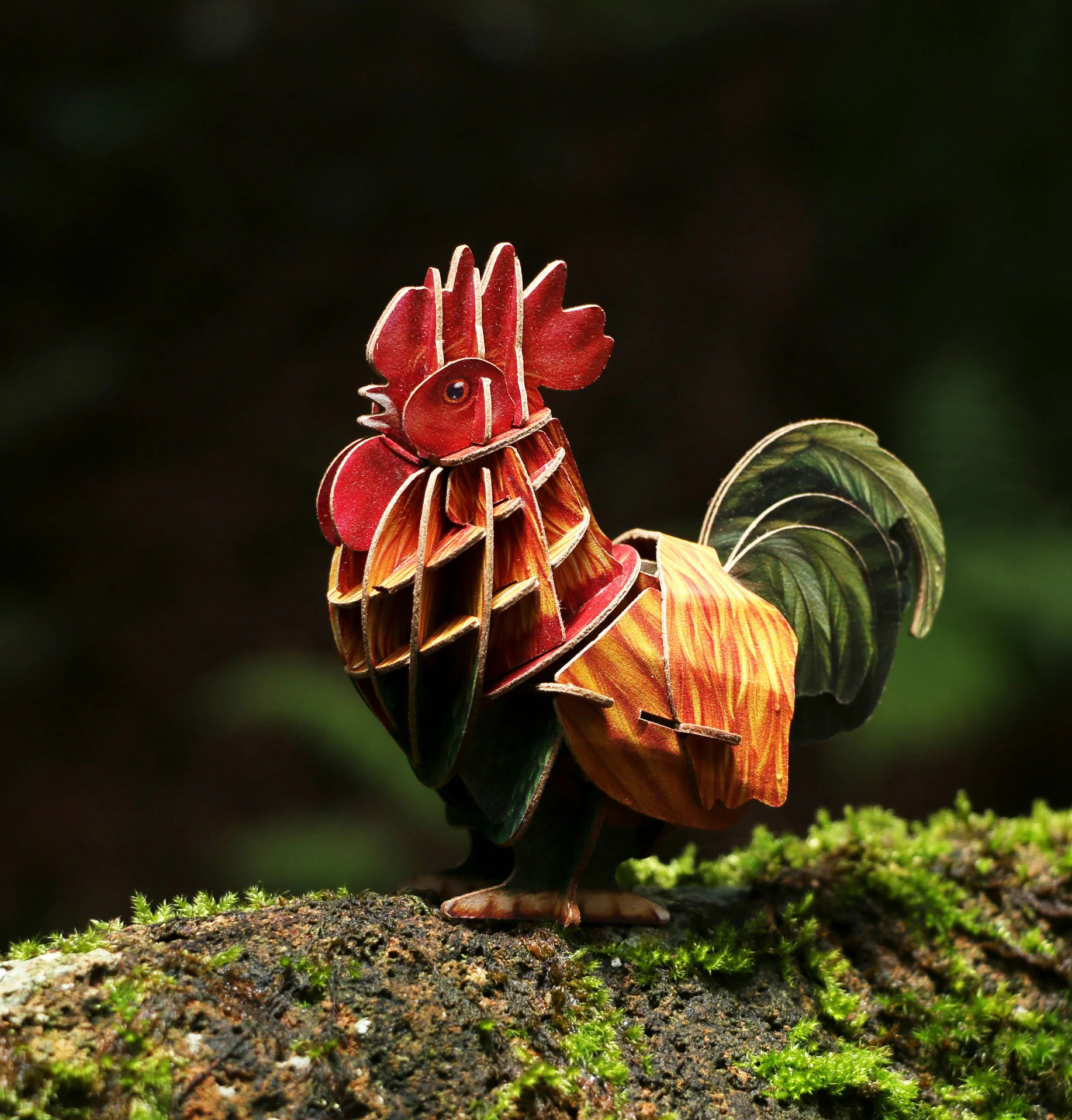 Rooster Voices of Nature Wood Model Kit - Image 6