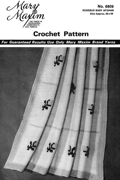 Rosebud Baby Afghan Crochet Pattern - Image 2