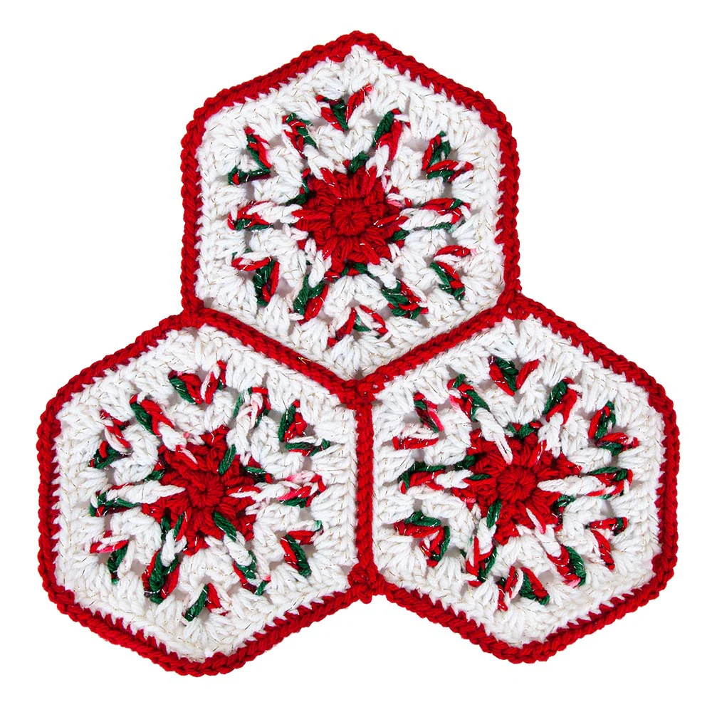 Rustic Snowflake Tree Skirt Kit - Image 4