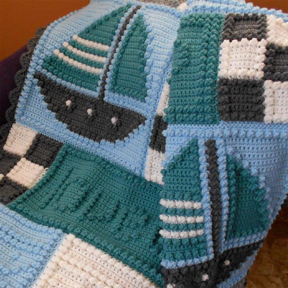 Sailboat Blanket - Image 2