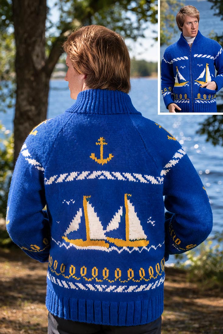 Ladies' or Youth Sailing Time Cardigan Pattern - Image 2