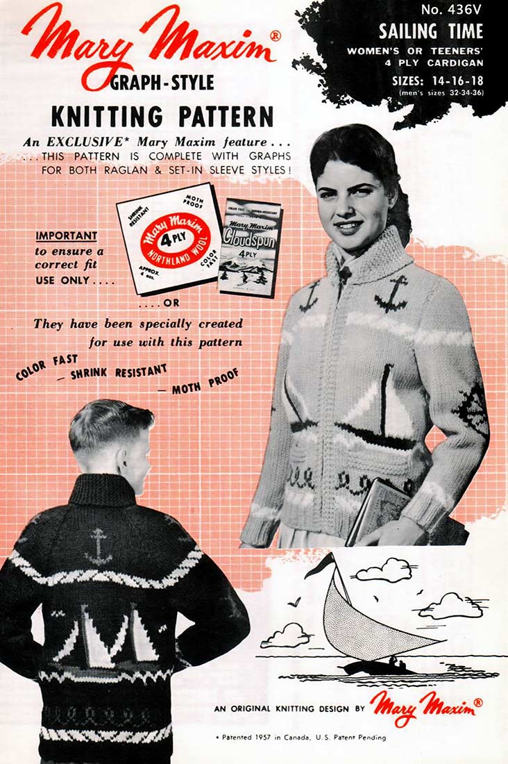 Ladies' or Youth Sailing Time Cardigan Pattern - Image 4