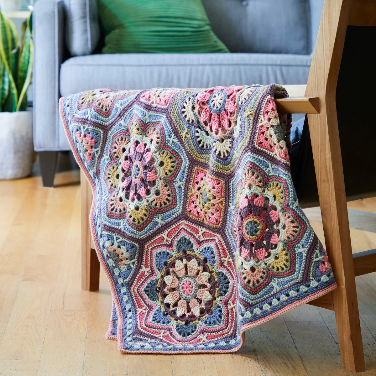 Sandalwood Persian Tiles Throw - Image 2
