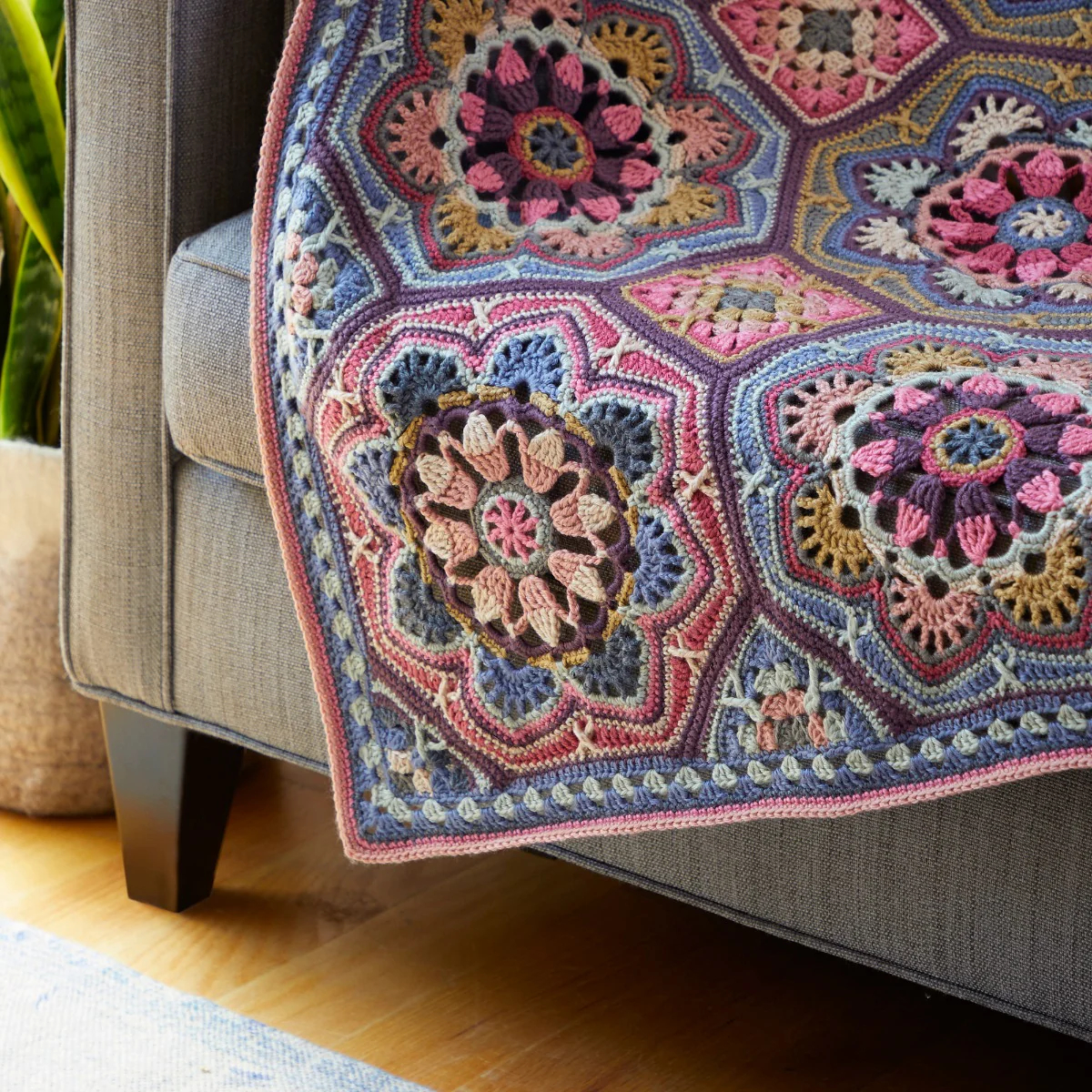 Sandalwood Persian Tiles Throw - Image 3