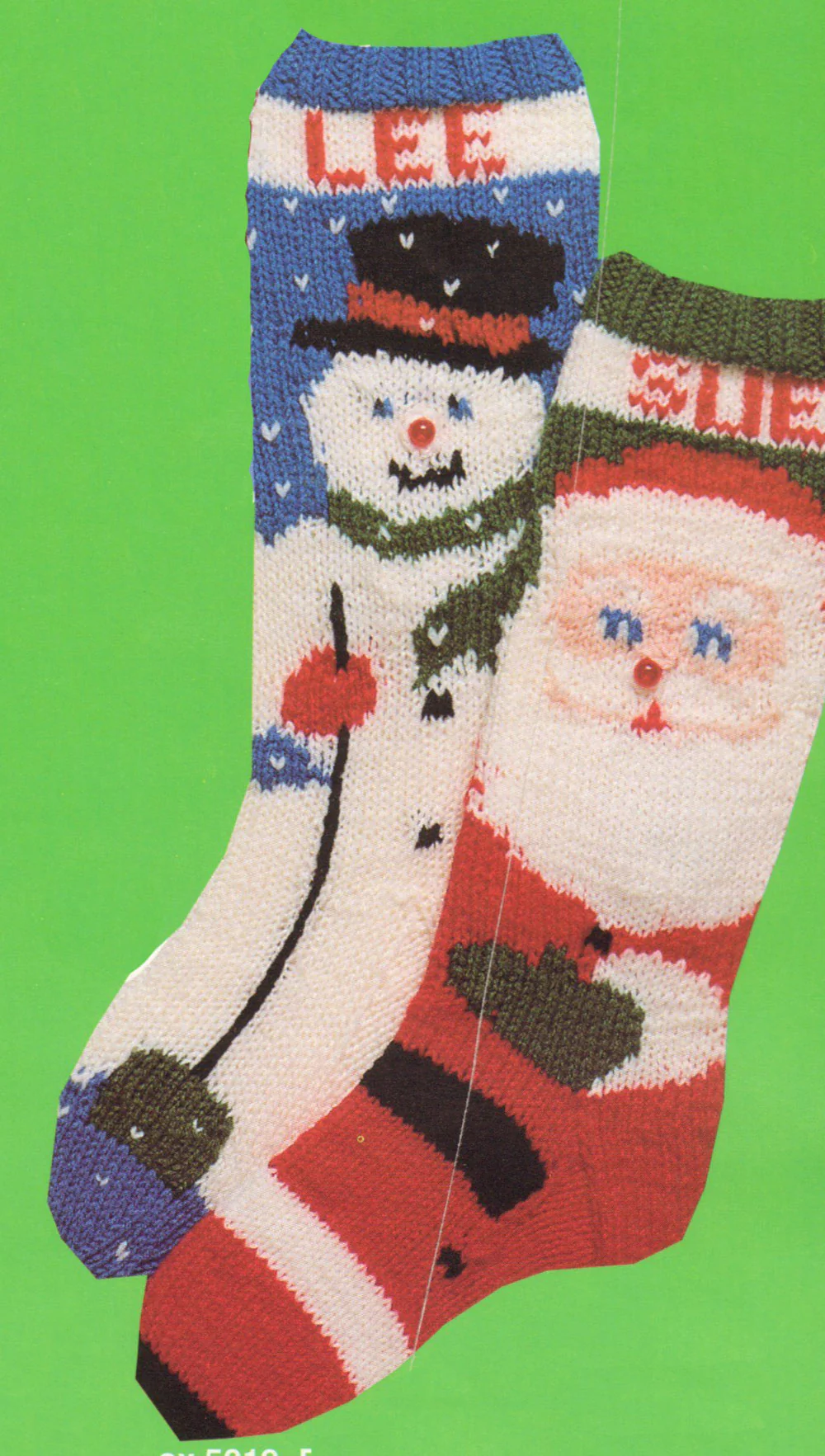 Santa & Snowman Stocking Pattern - Image 2