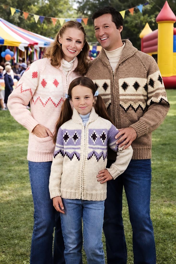 Men's or Ladies' Saranac Cardigan Pattern - Image 2