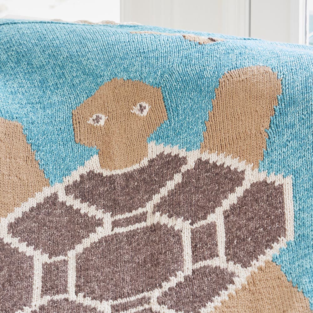 Sea Turtle & Sand Dollars Afghan - Image 3