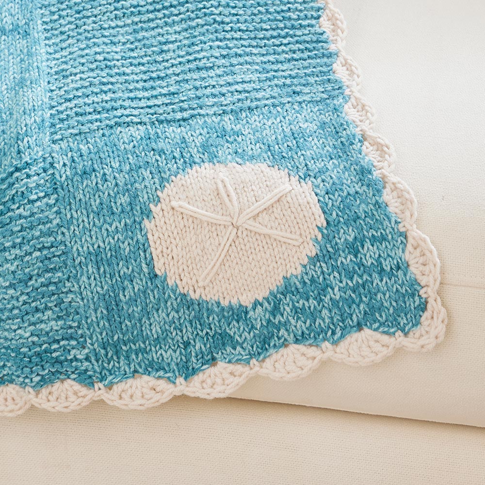 Sea Turtle & Sand Dollars Afghan - Image 5