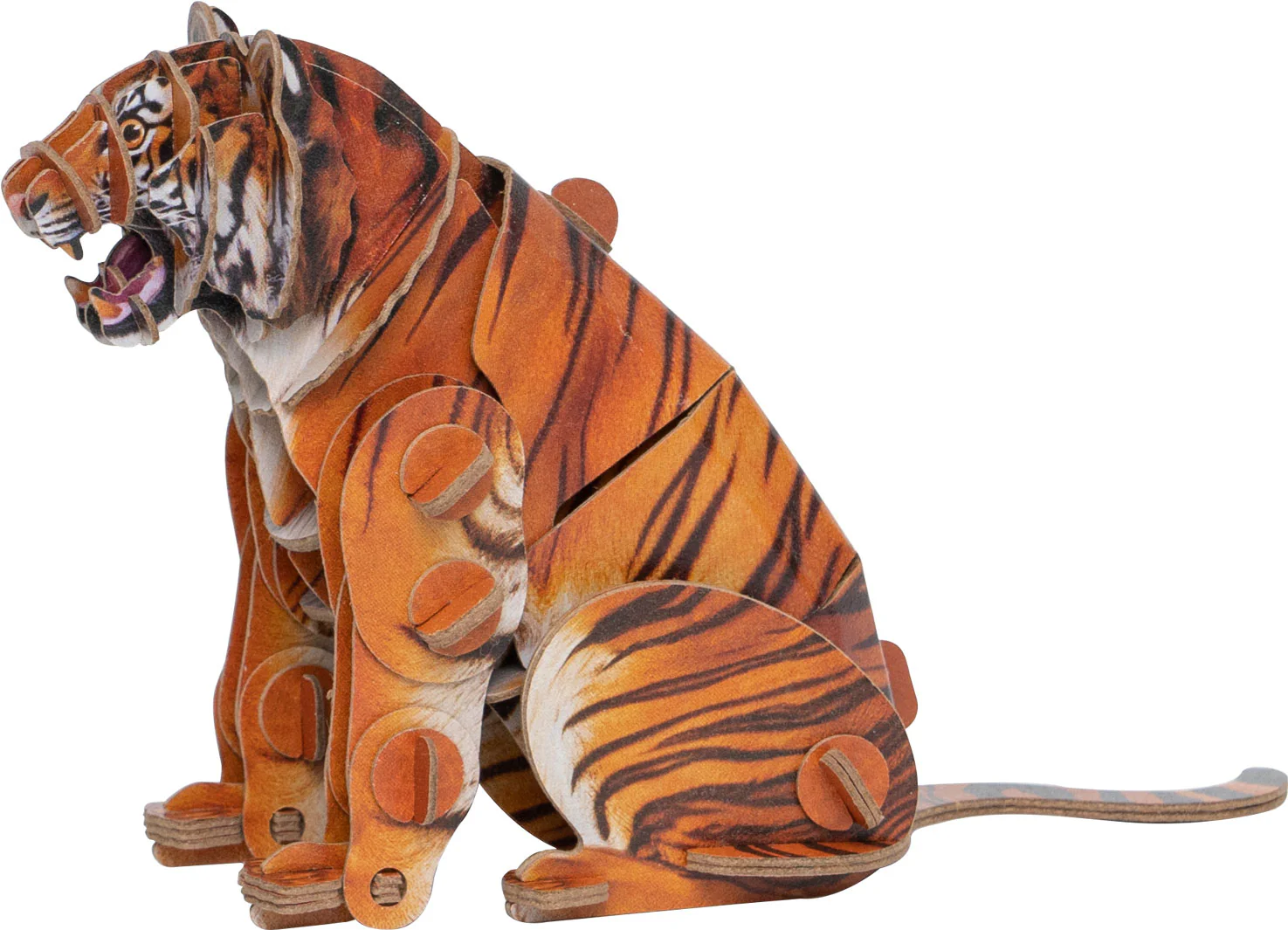 Siberian Tiger Voices of Nature Wood Model Kit - Image 3
