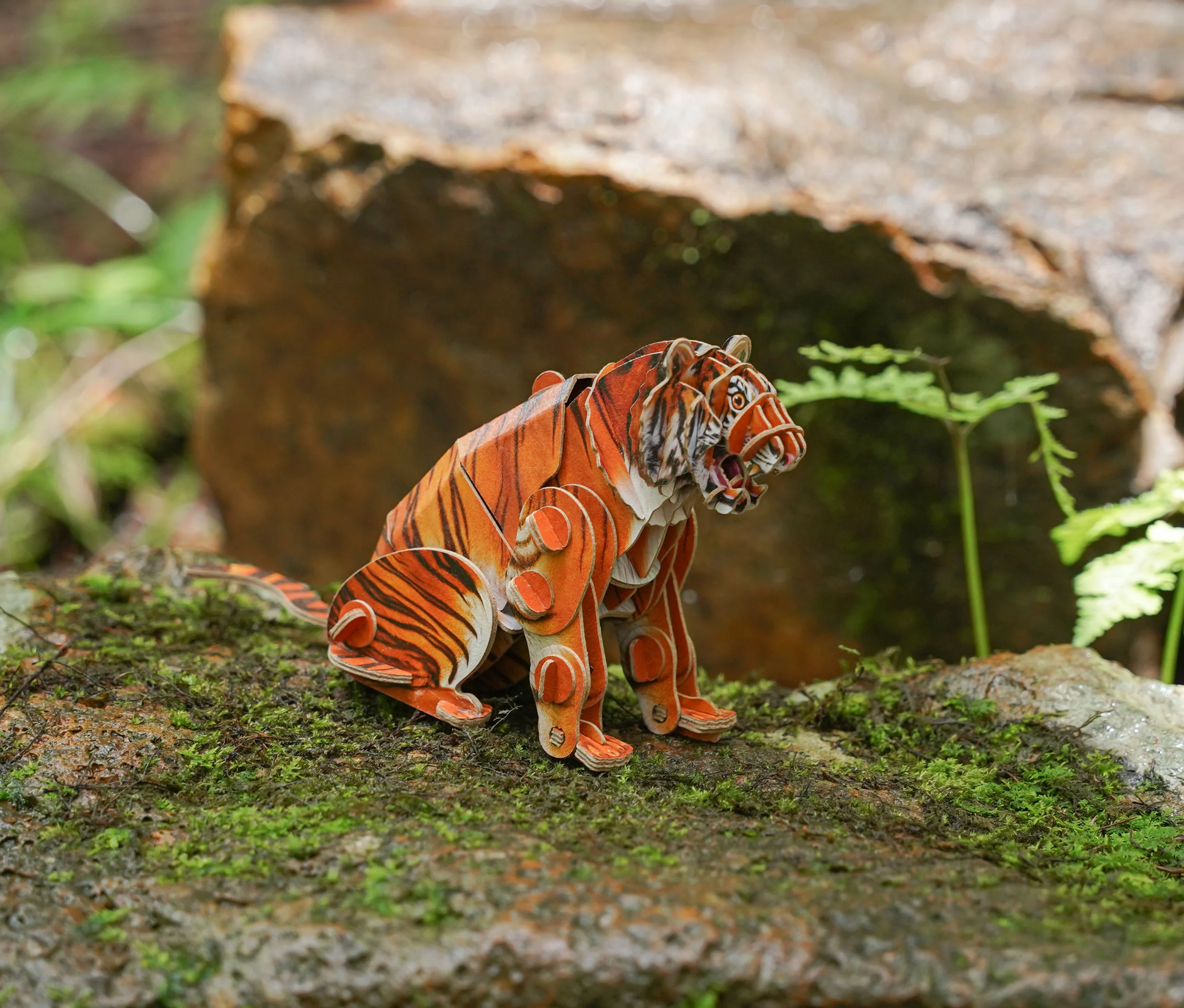 Siberian Tiger Voices of Nature Wood Model Kit - Image 7