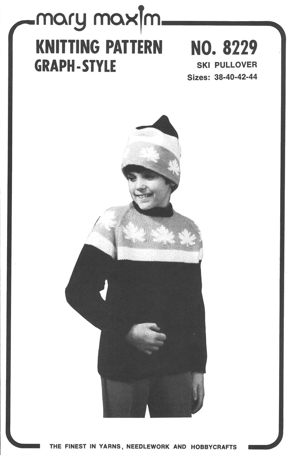 Adult's Ski Maple Leaf Pullover Pattern - Image 2