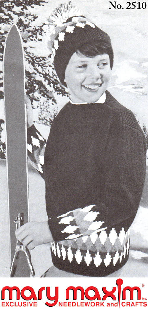 Ski Sweater and Cap Pattern - Image 2