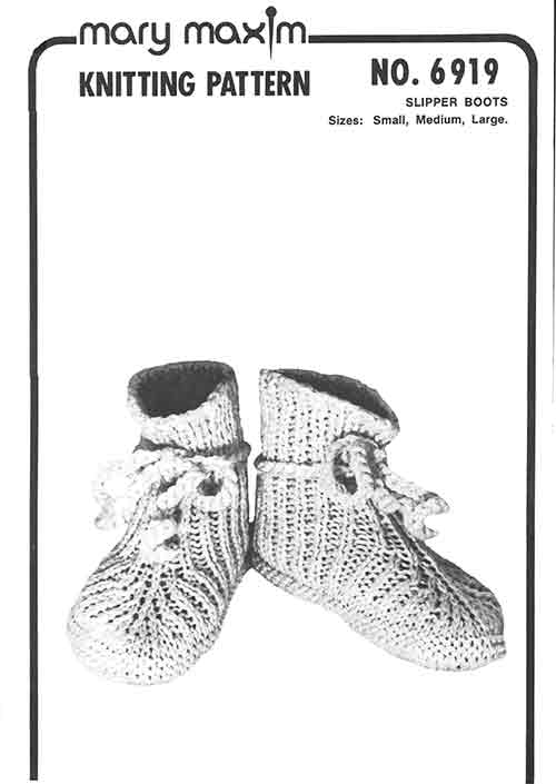 Slippers Boots Pattern - Image 2
