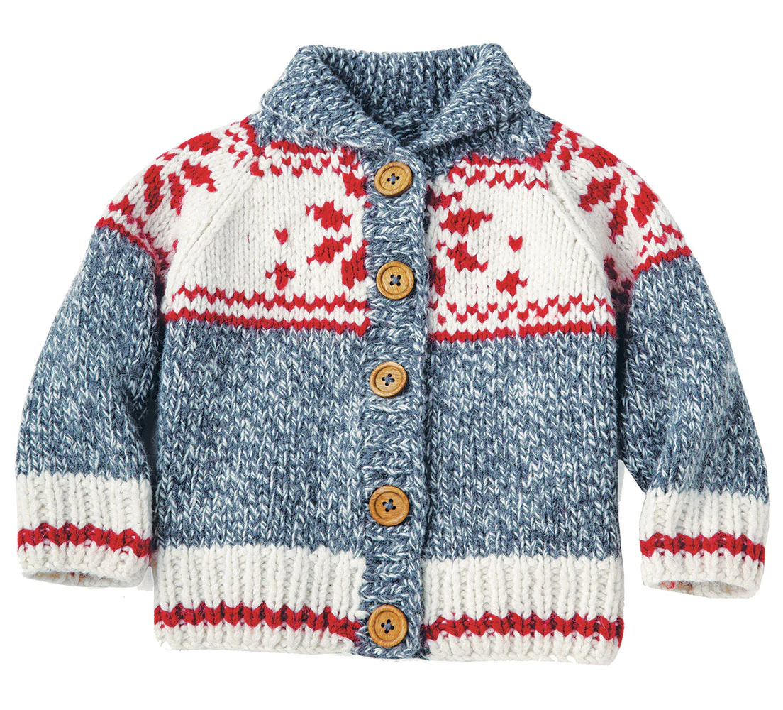 Snowflake Cardigan & Hat Pattern