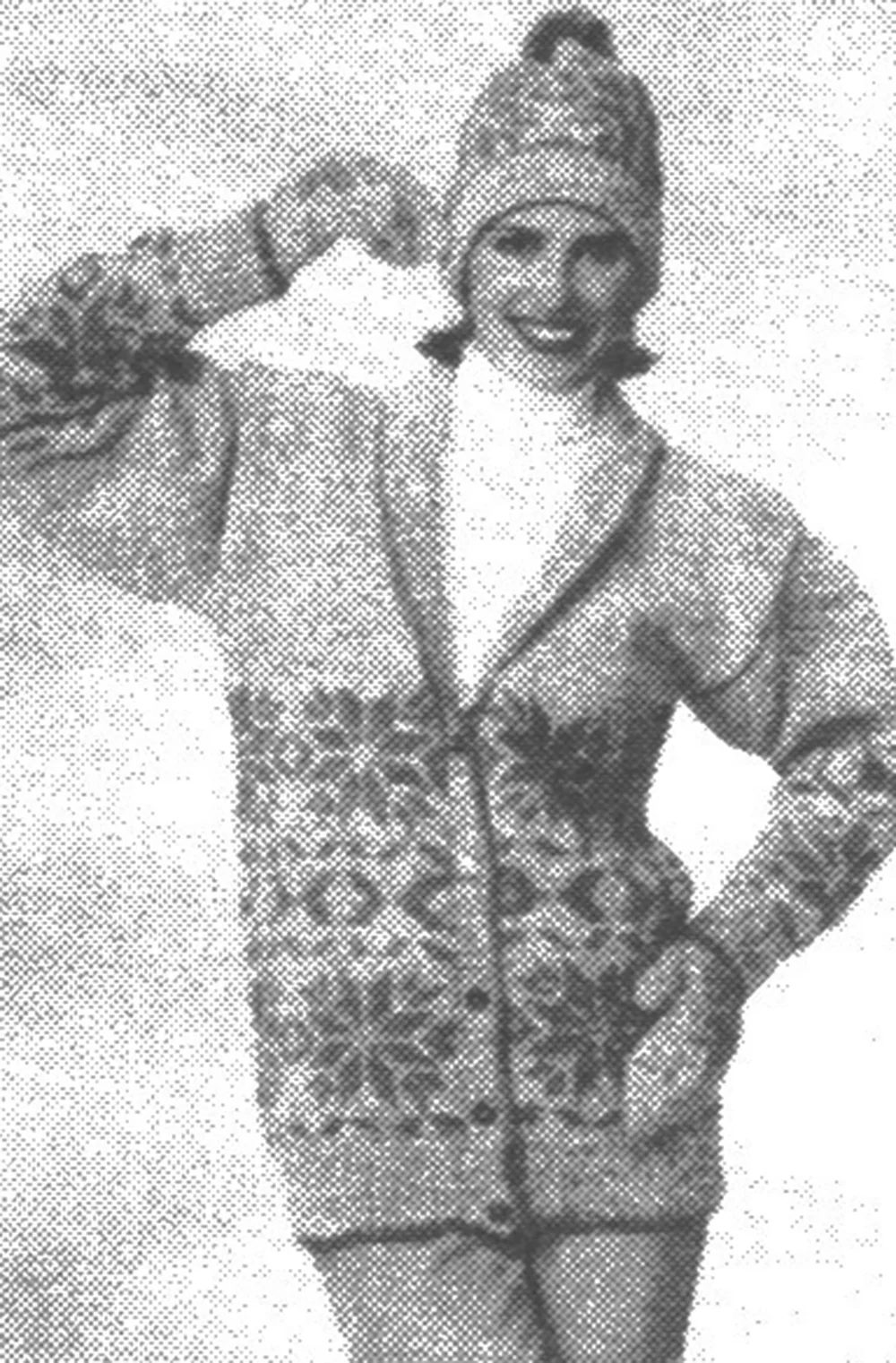 Snowflake Cardigan Pattern - Image 2