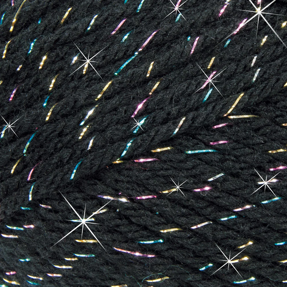Double Knit Snowflake Sparkle Scarf - Image 3