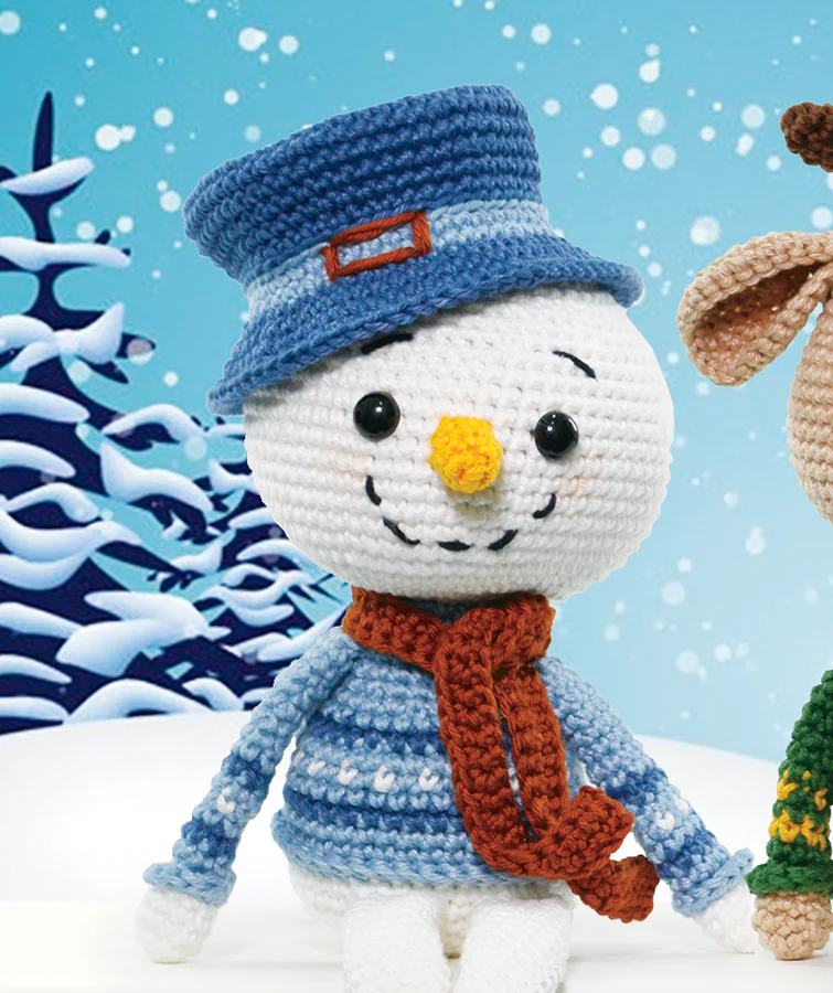 Snowman & Reindeer Amigurumi Kits - Image 2