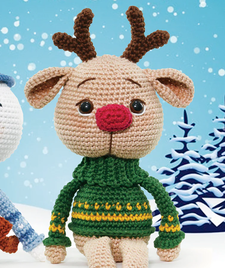 Snowman & Reindeer Amigurumi Kits - Image 3