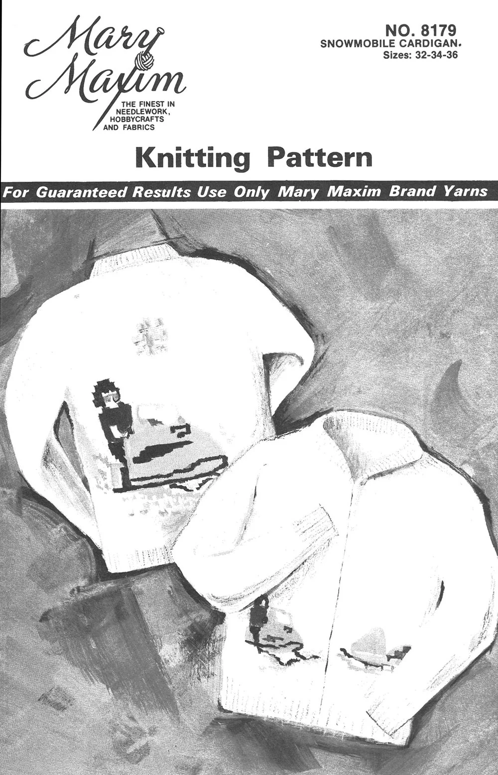 Snowmobile Cardigan Pattern - Image 2