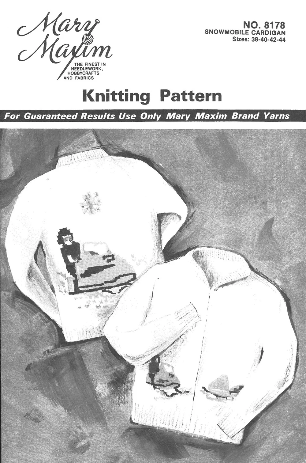 Snowmobile Cardigan Pattern - Image 2