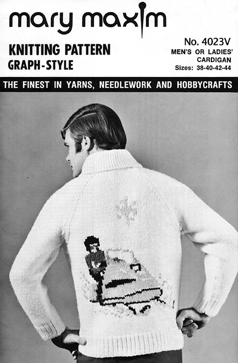 Adults Snowmobile Cardigan Pattern - Image 5