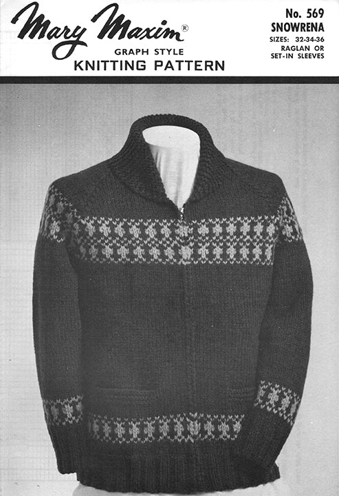 Women's or Youth Snowrena Cardigan Pattern - Image 2
