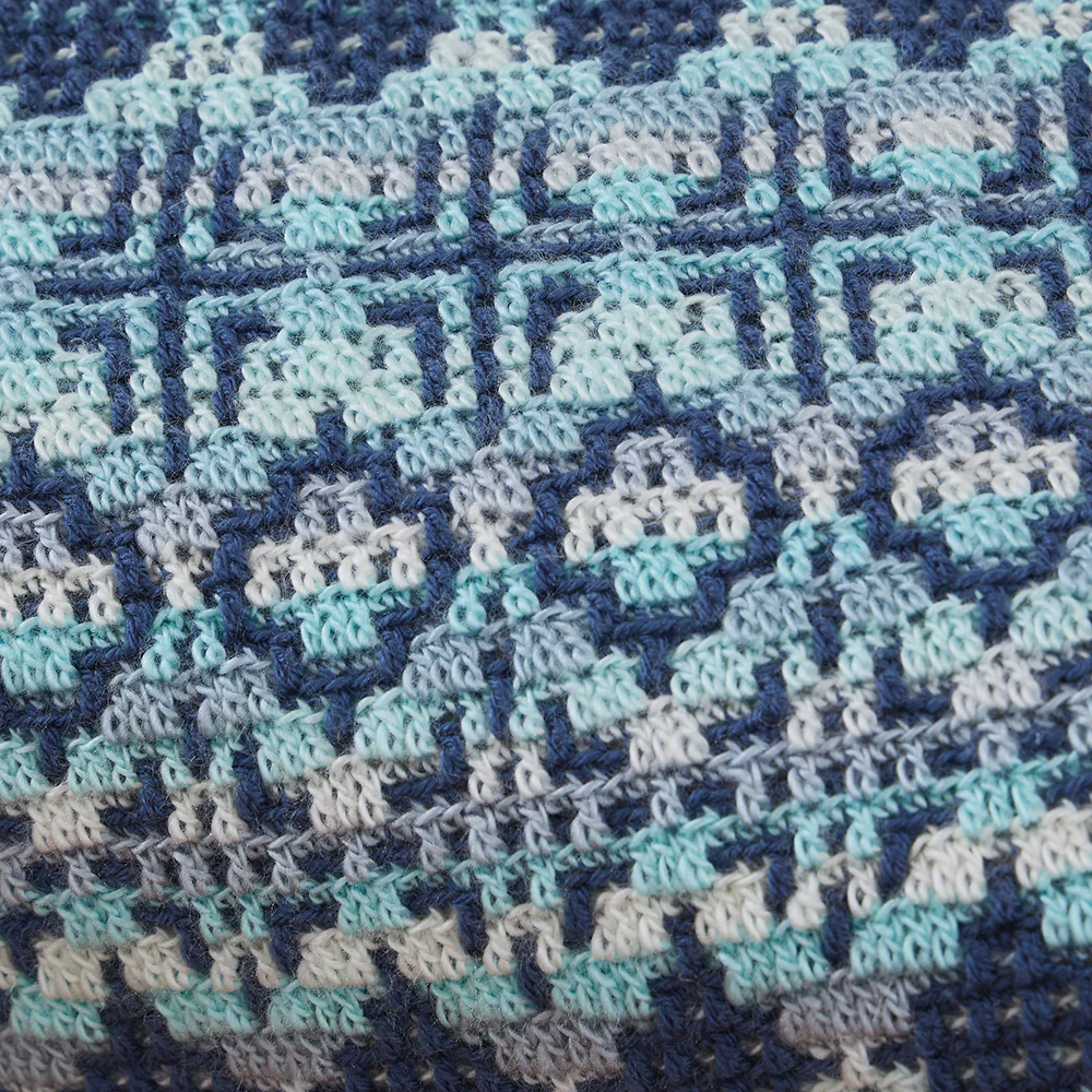 Snowscape Overlay Mosaic Blanket - Image 4