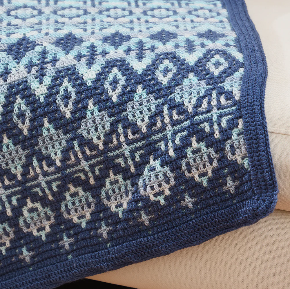 Snowscape Overlay Mosaic Blanket - Image 6