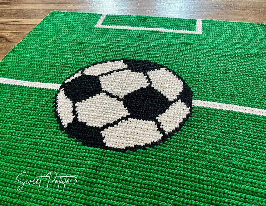 Soccer Sports Throw Blanket - Image 4
