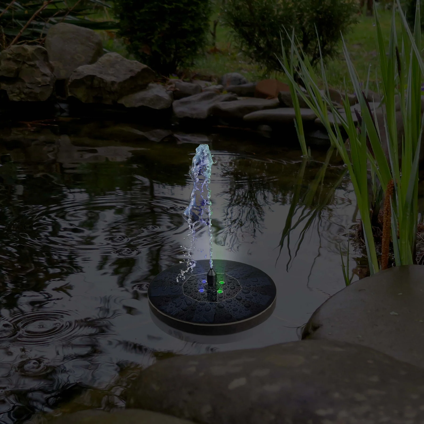 Solar Colour-Changing Water Fountain - Image 3